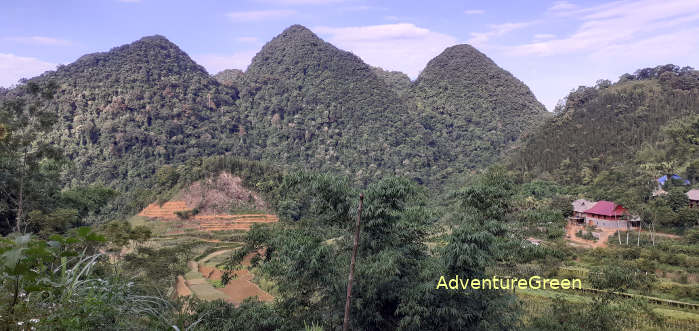 Ba Village on top of the Pu Luong Nature Reserve