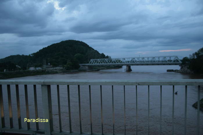 The famed Ham Rong Bridge during the Vietnam War (or Anti-American War as called in Vietnam)