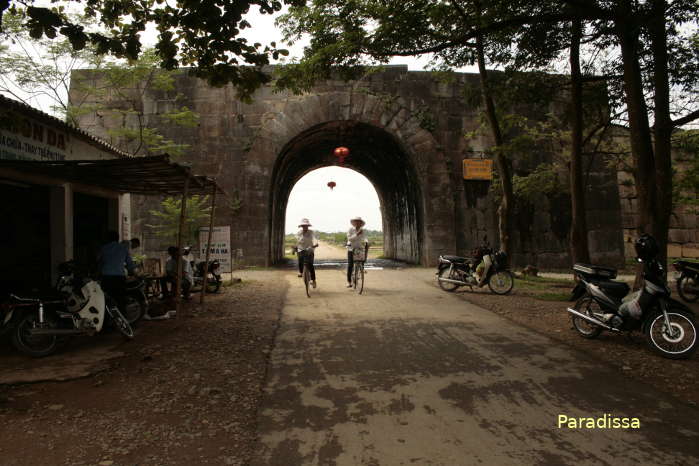 A side gate to the Ho Citadel in Vinh Loc District, Thanh Hoa Province, Vietnam