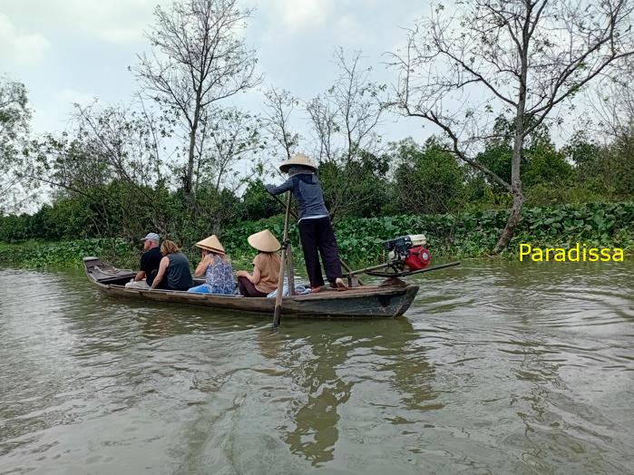 A rowing boat trip to visit orchards at Cai Be, Tien Giang