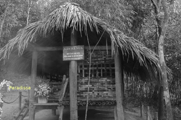 The Na Nua Hut at Tan Trao (Tuyen Quang Province) where Ho Chi Minh stayed in the last days of the Vietnamese Revolution against the French in 1940-1945