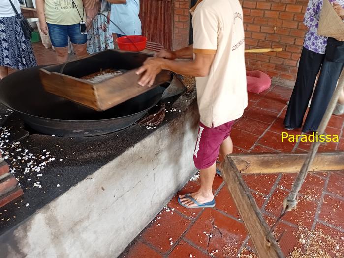 Family vacation in Vinh Long in the Mekong Delta in southern Vietnam Family vacation in Vinh Long in the Mekong Delta in southern Vietnam